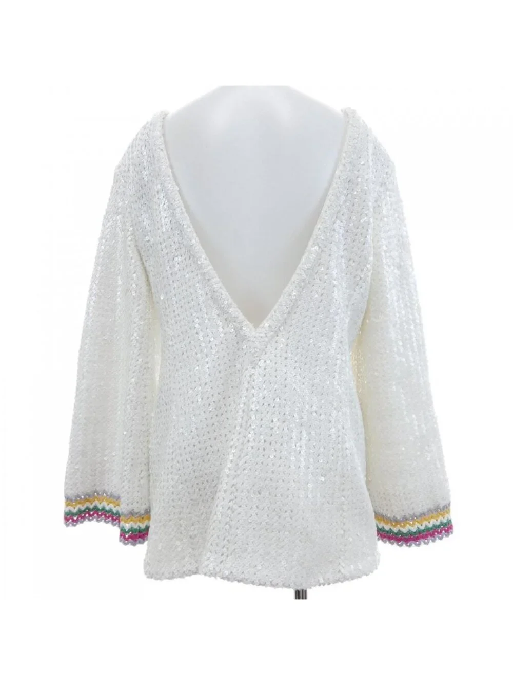 Chanel 22S Collarless Jacket White